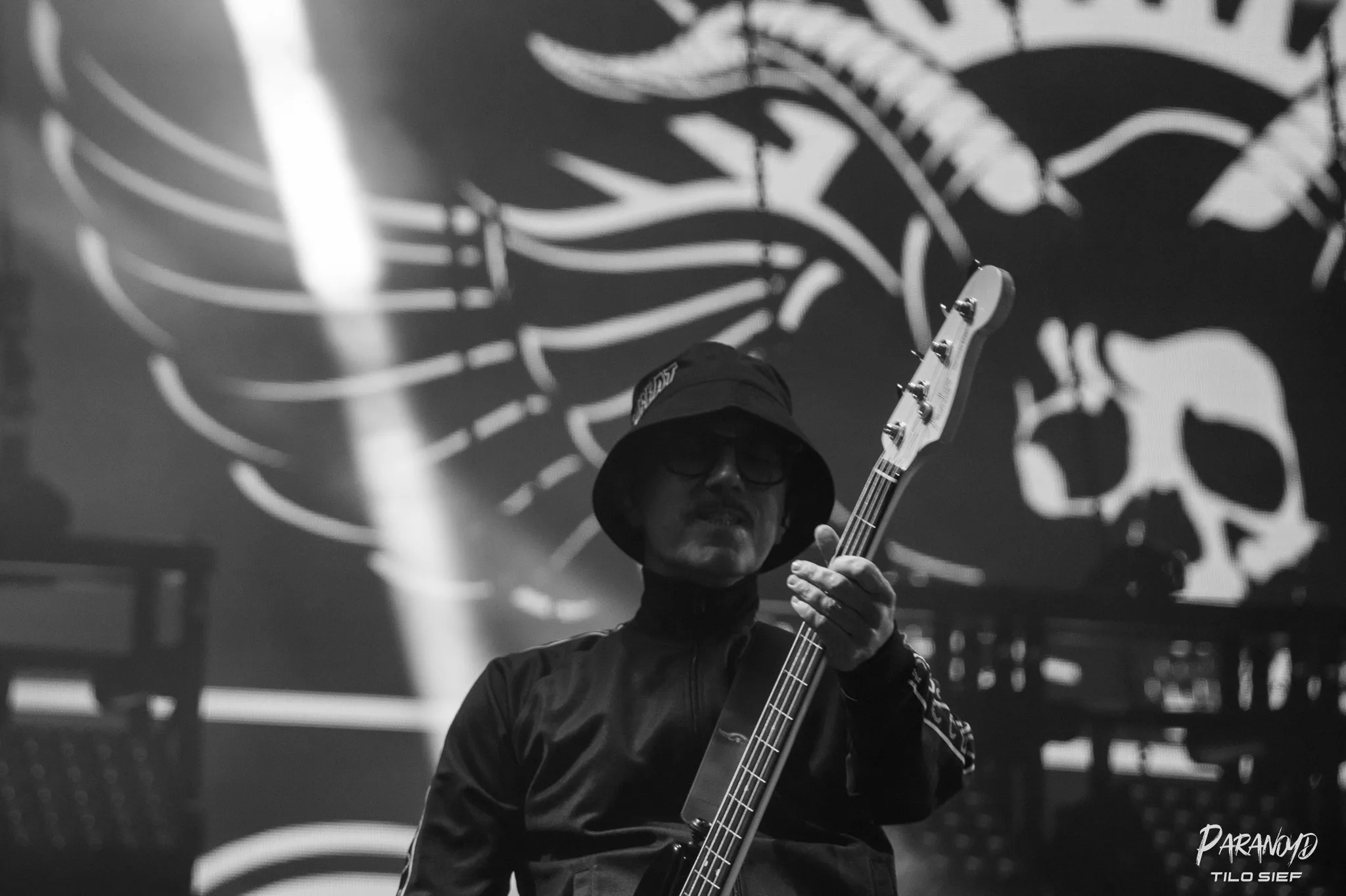 Volbeat bei der Show live auf der Bühne © Tilo Sief