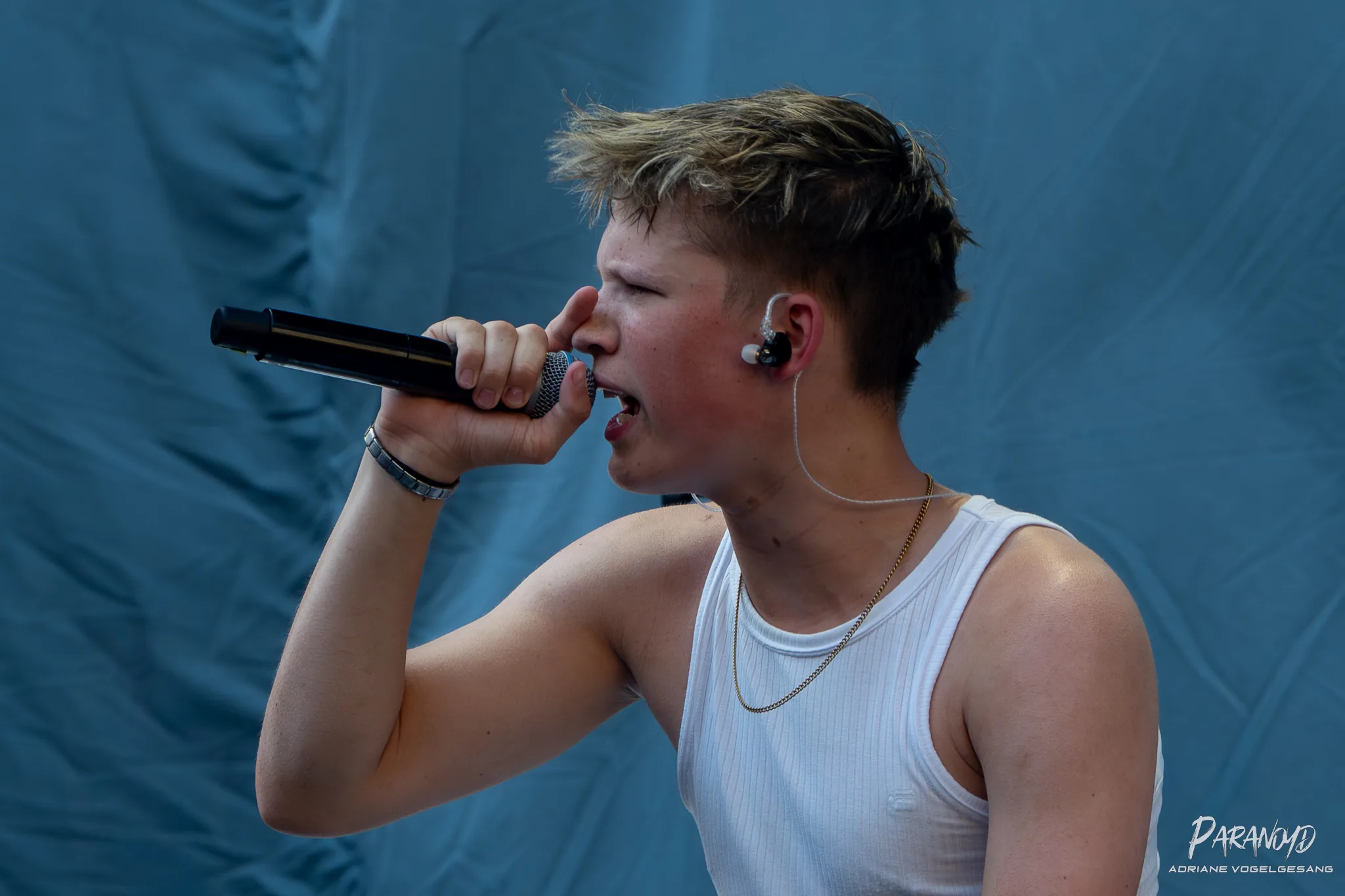 Kraftklub vor begeistertem Publikum beim Konzert beim Konzert in Dresden © Adriane Vogelgesang