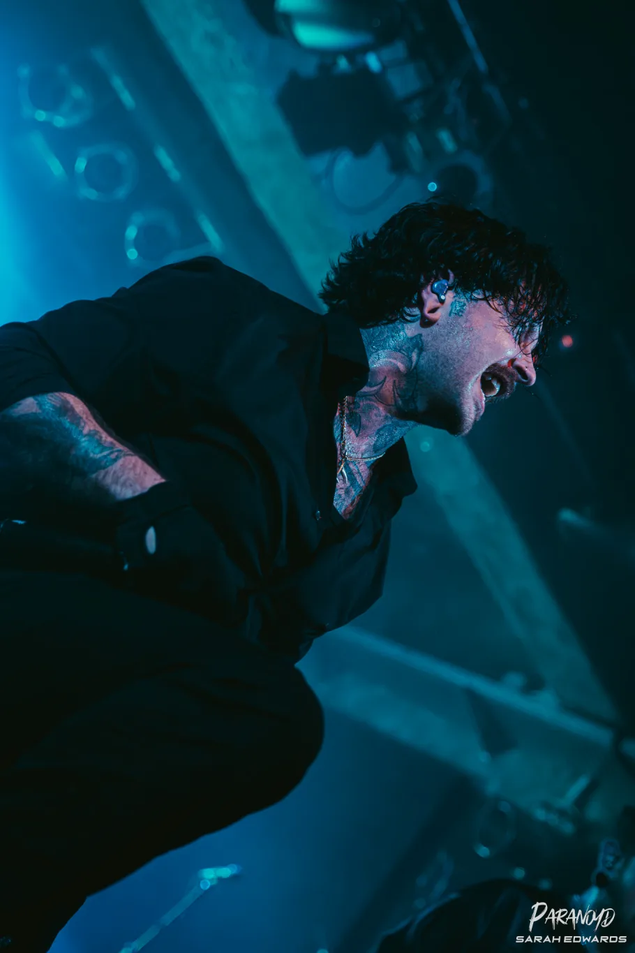Bury Tomorrow live auf der Bühne beim Konzert in Karlsruhe © Sarah Edwards