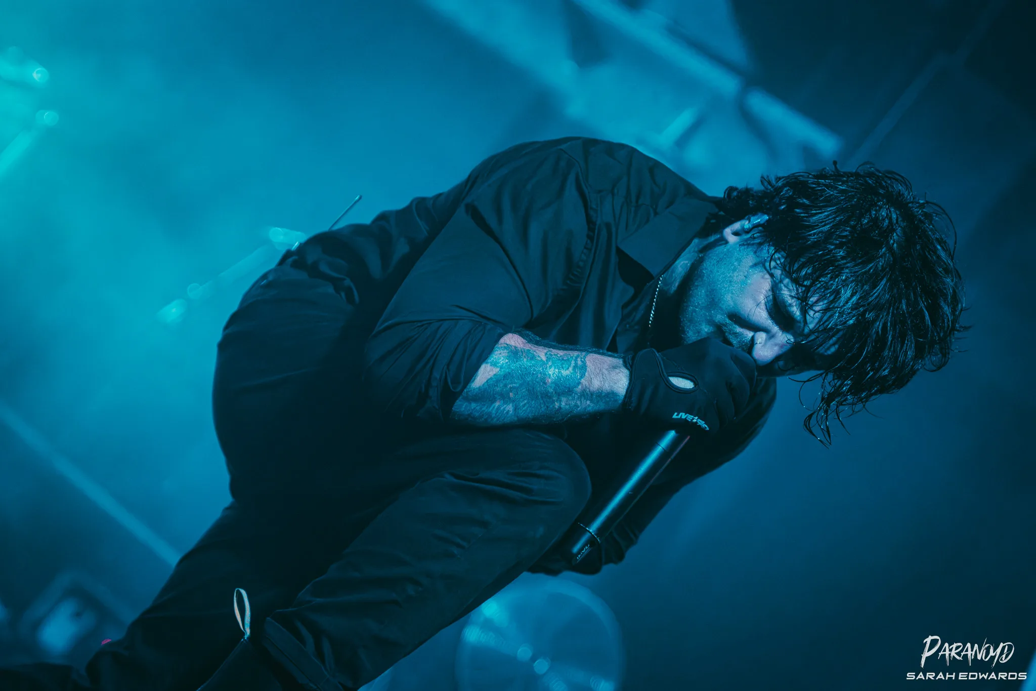 Bury Tomorrow live auf der Bühne beim Konzert beim Konzert in Karlsruhe © Sarah Edwards