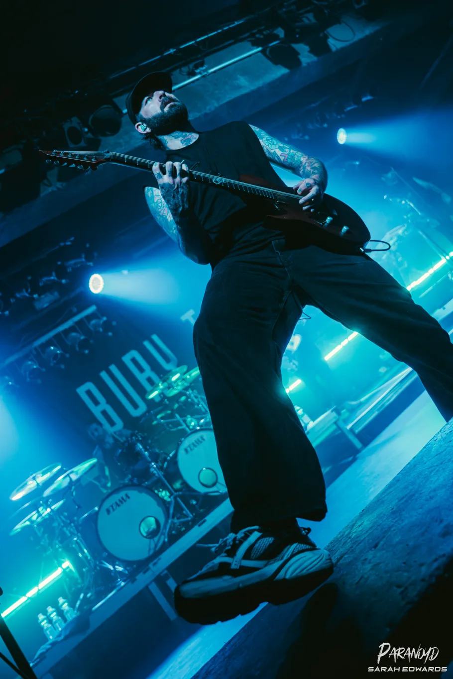 Bury Tomorrow live auf der Bühne beim Konzert beim Konzert in Karlsruhe © Sarah Edwards