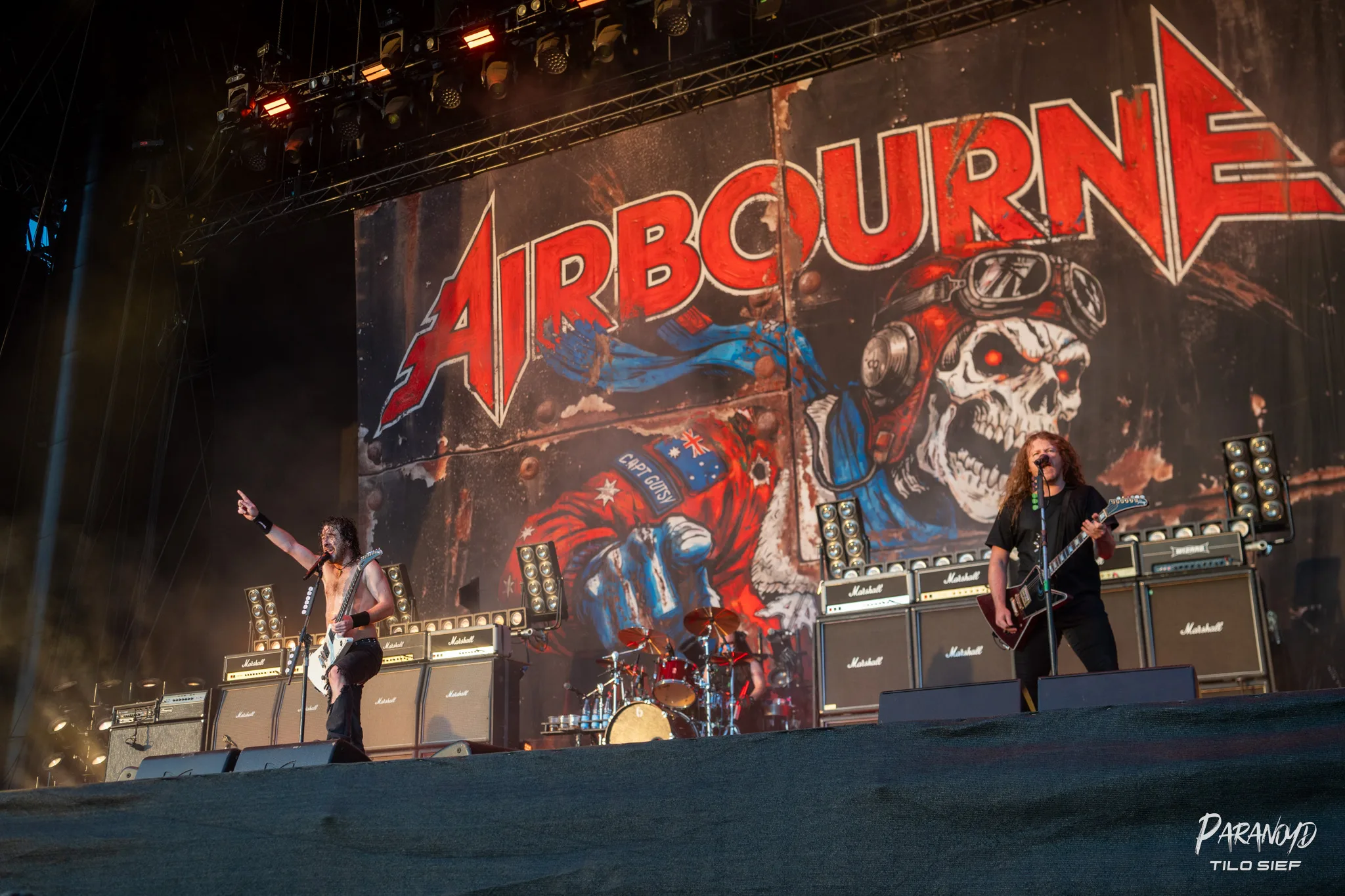 Airbourne Fotogalerie im Scheinwerferlicht © Marc Blessing