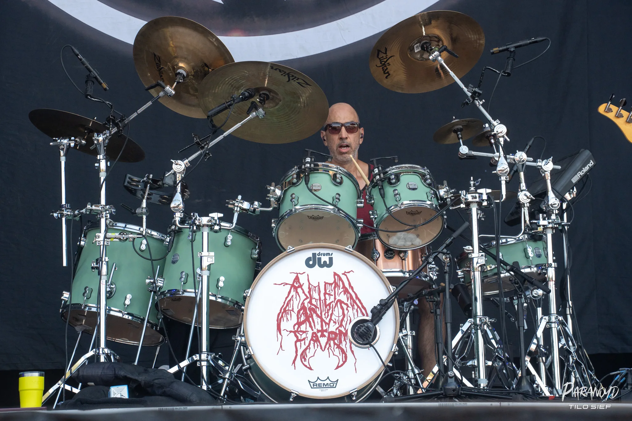 Reload Festival bei der Show im Scheinwerferlicht © Tilo Sief