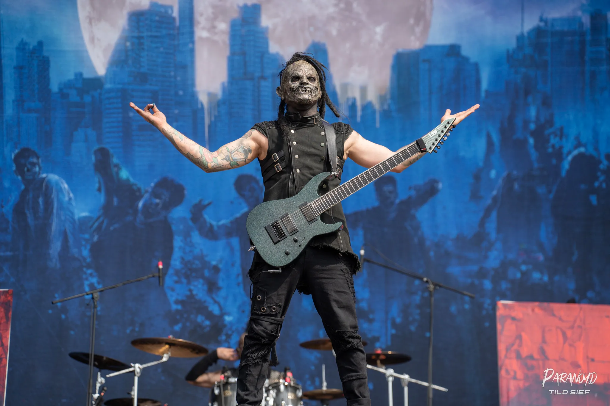 Reload Festival bei der Show im Scheinwerferlicht © Tilo Sief
