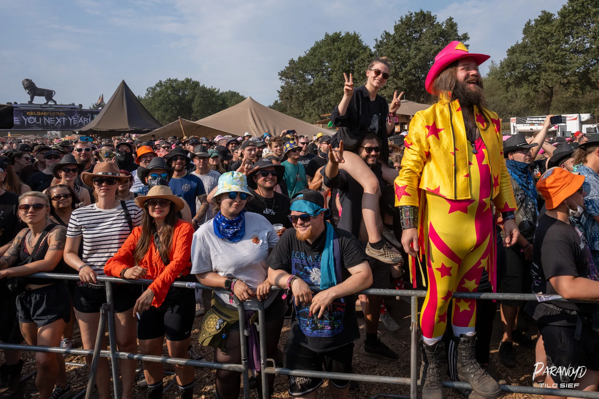Reload Festival bei der Show im Scheinwerferlicht © Tilo Sief