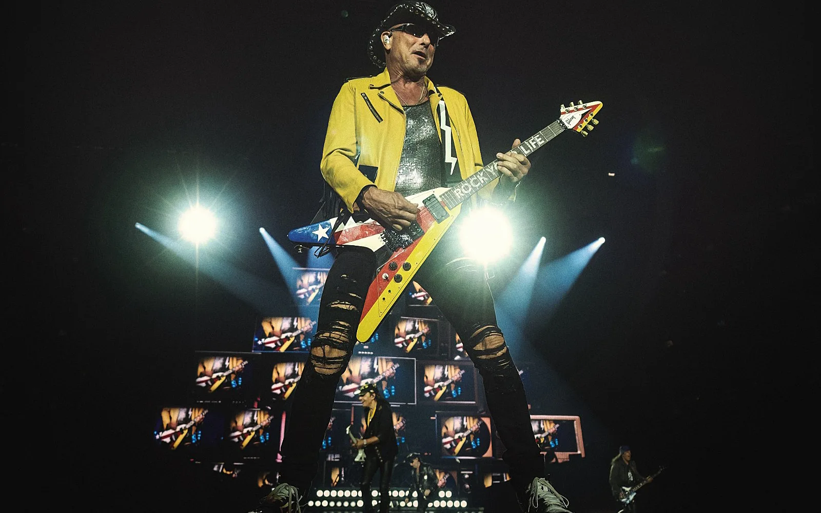 Scorpions live auf der Bühne © Franl Weichert
