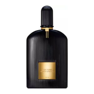 Flaska av Tom Ford Black Orchid Eau de Parfum, en lyxig och mystisk doft med mörk orkidé, svart tryffel och patchouli.