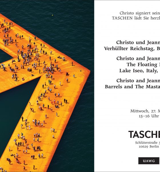 Signierstunde mit Christo im TASCHEN Store Berlin + Gewinnspiel