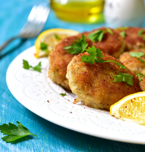 Kroketter med sidfläsk och parmesan