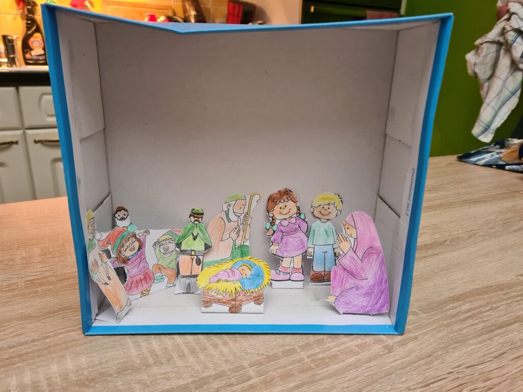 Crèches réalisées par les enfants