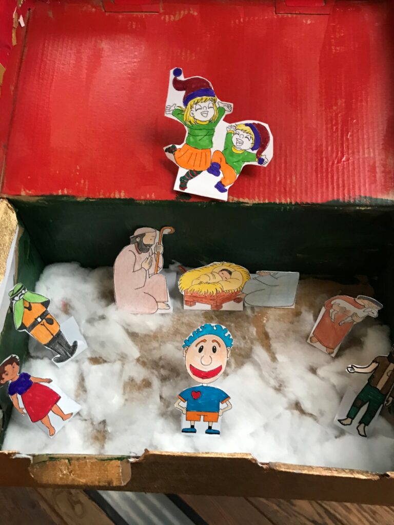 Crèches réalisées par les enfants