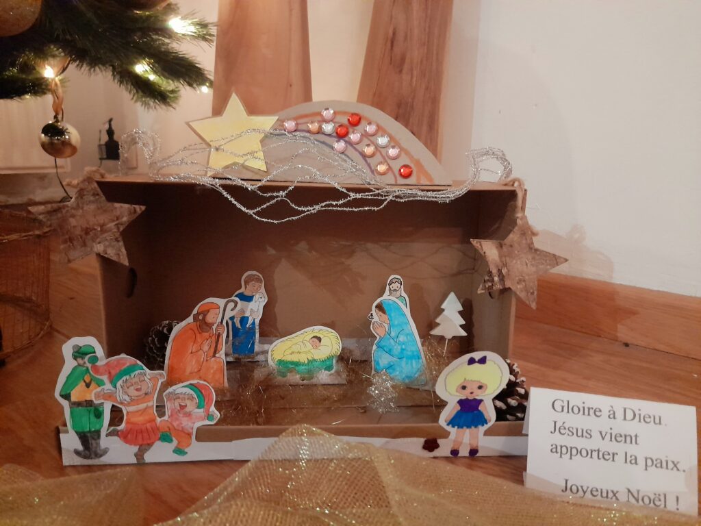 Crèches réalisées par les enfants