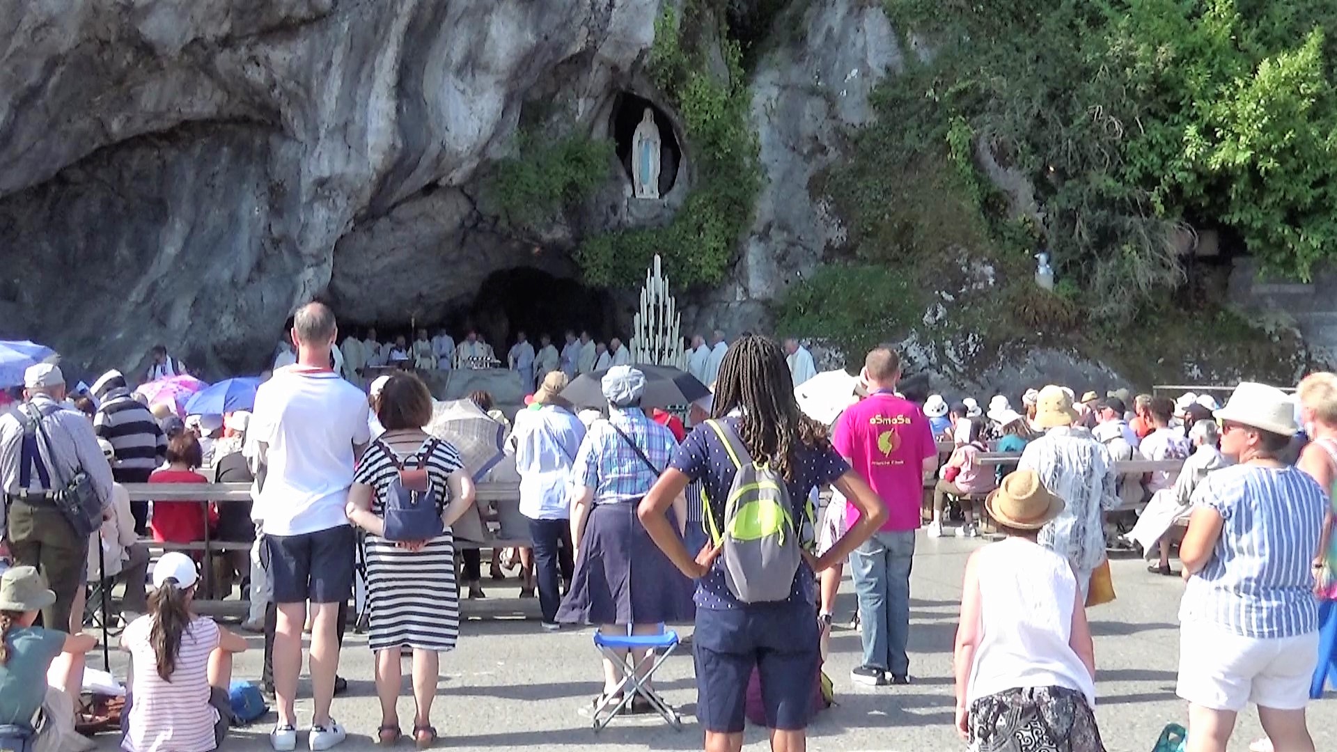 Lundi 18 juillet : Messe à la Grotte