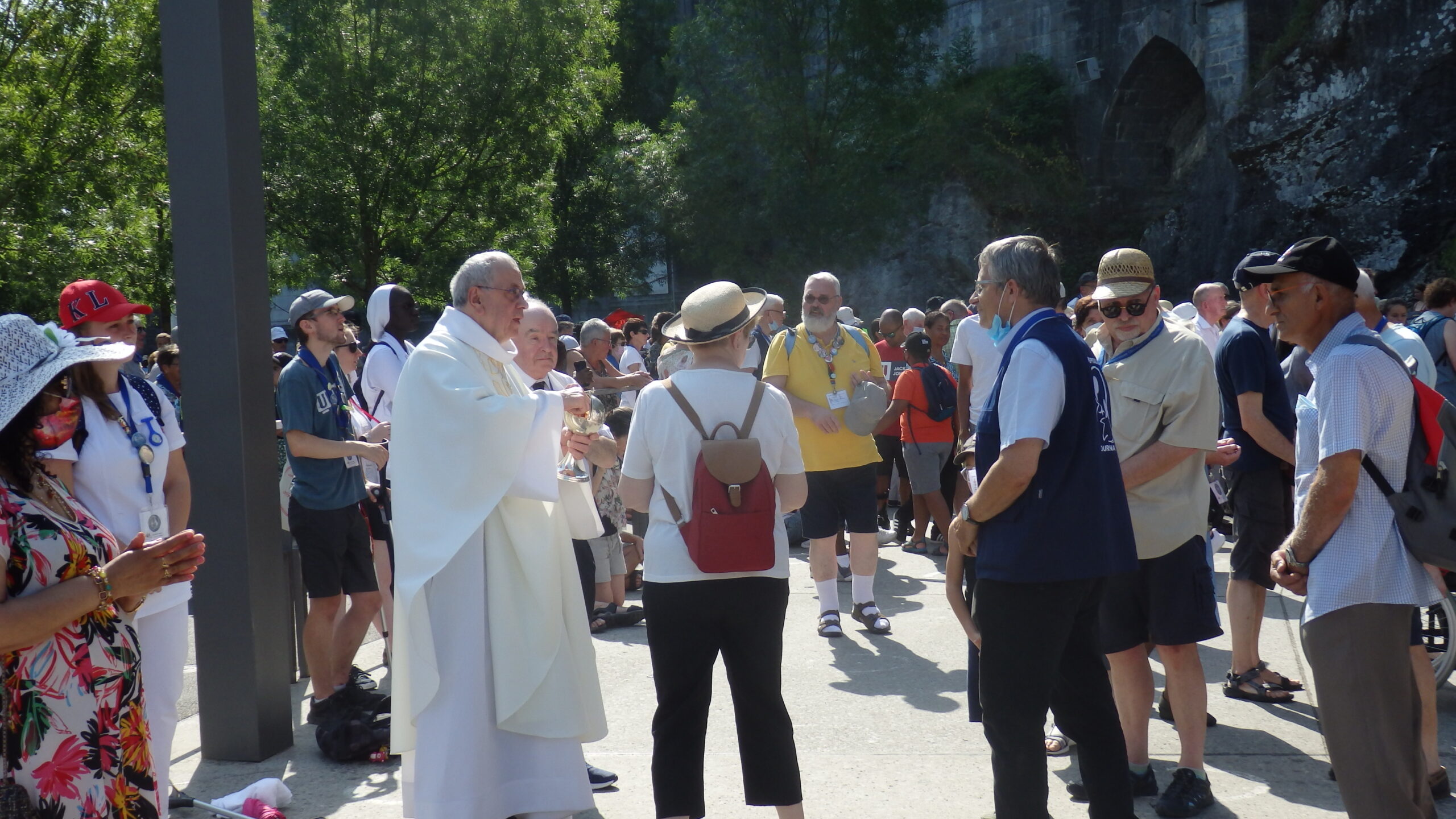 Lundi 18 juillet : Messe à la Grotte