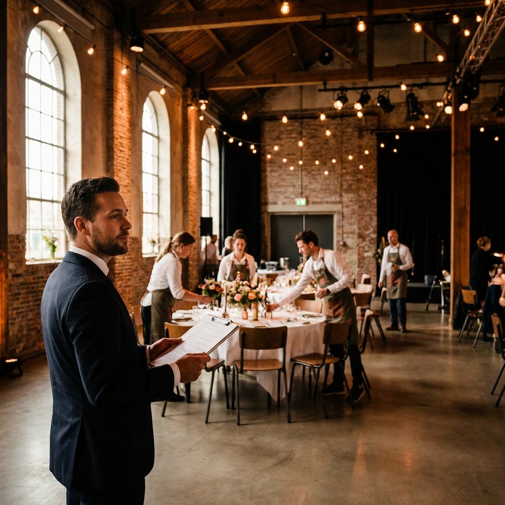 Draaiboek bruiloft zaal