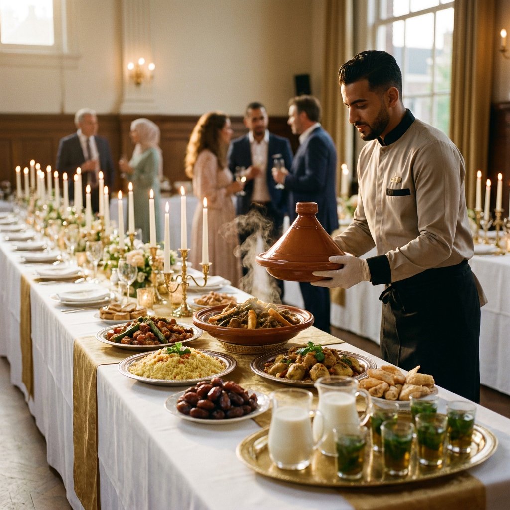 Menu halal bruiloft