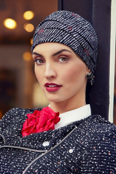 Ruby Skye Boho hat sort fra Christine Headwear