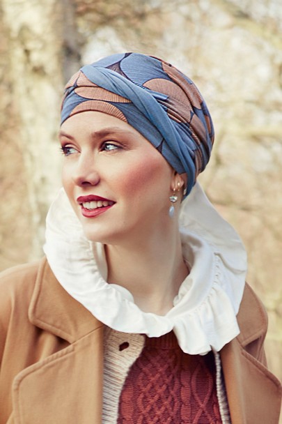 shanti Autumn Illusion turban til kræftramte