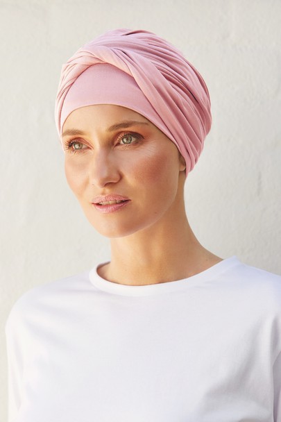 Shakti Turban Rose melange