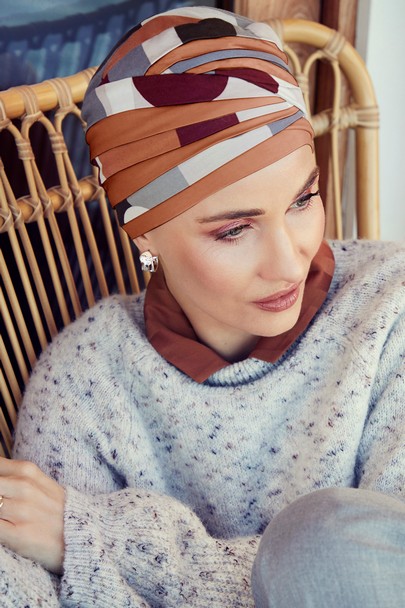 Shanti Caramel Classics christine headwear