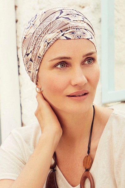 Yoga Beige Ornaments Hue fra christine headwear til kemo patienter