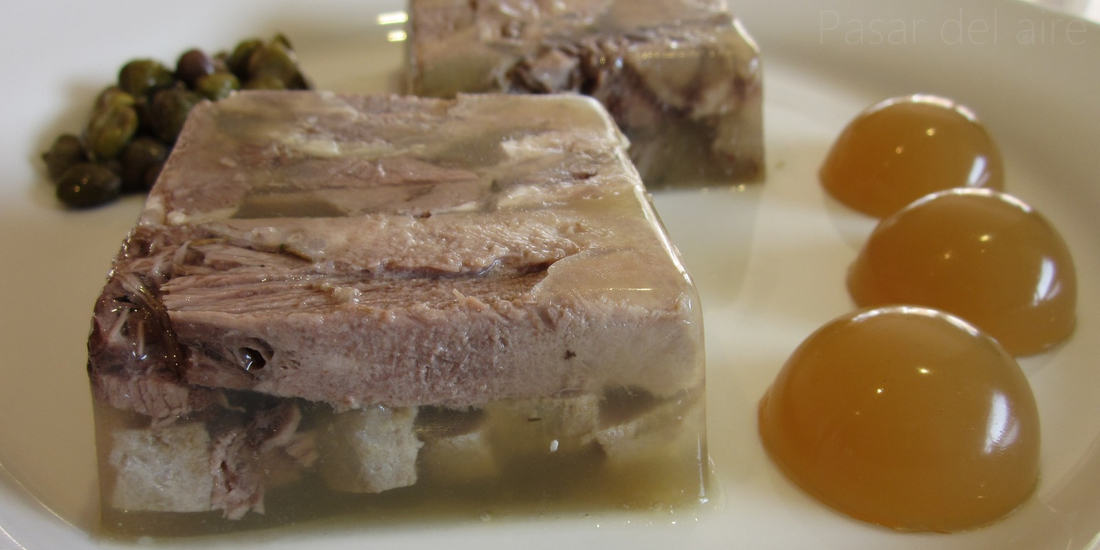 Aspic de lengua de ternera