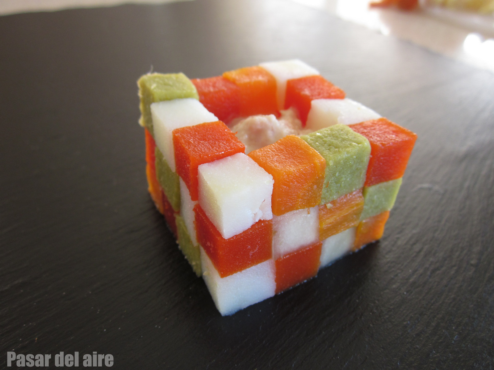 Ensaladilla de Rubik - Tercera hilada