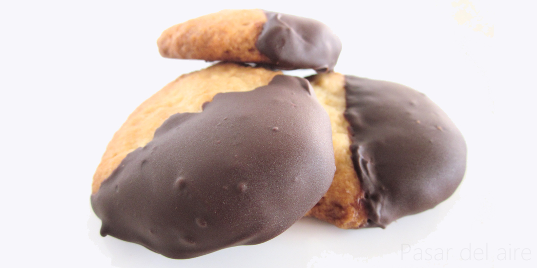 Galletas de jengibre con chocolate