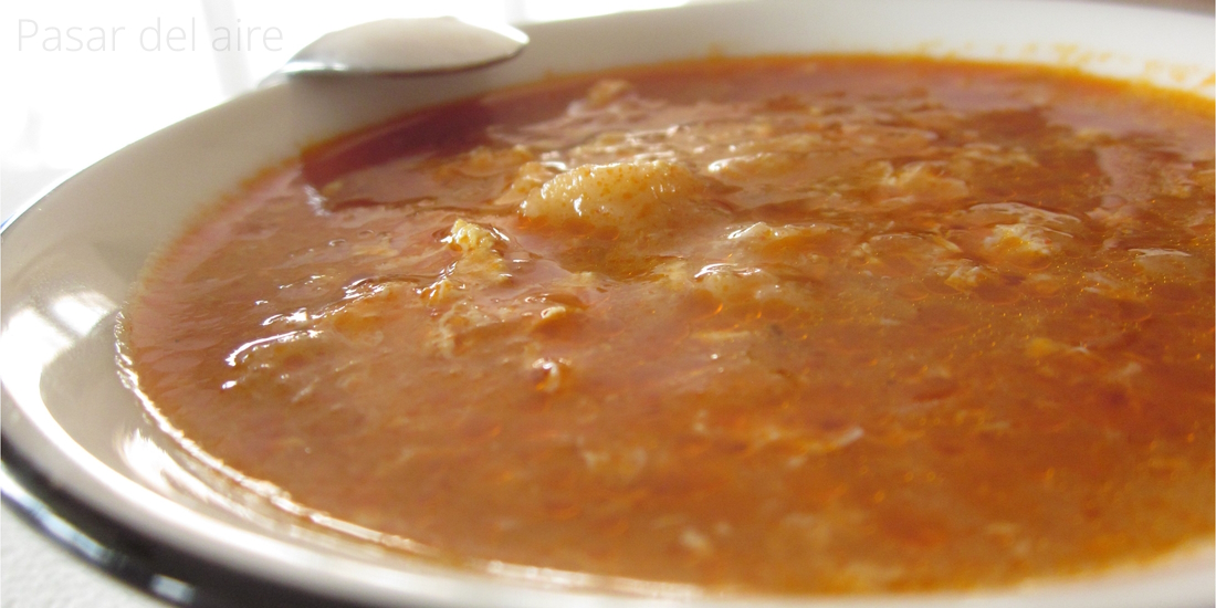 Sopa de ajo de la yaya