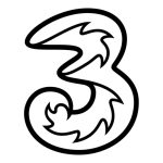 Logotyp för Tre
