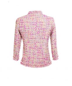 Chanel inspired jacket Carina pink - PassionForColors