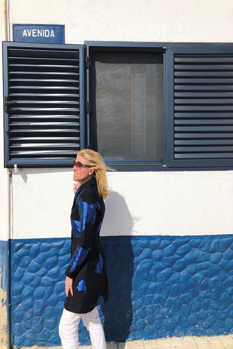 Early Evening Strol In Marita Coat Enjoying Vacation Time Passionforcolors