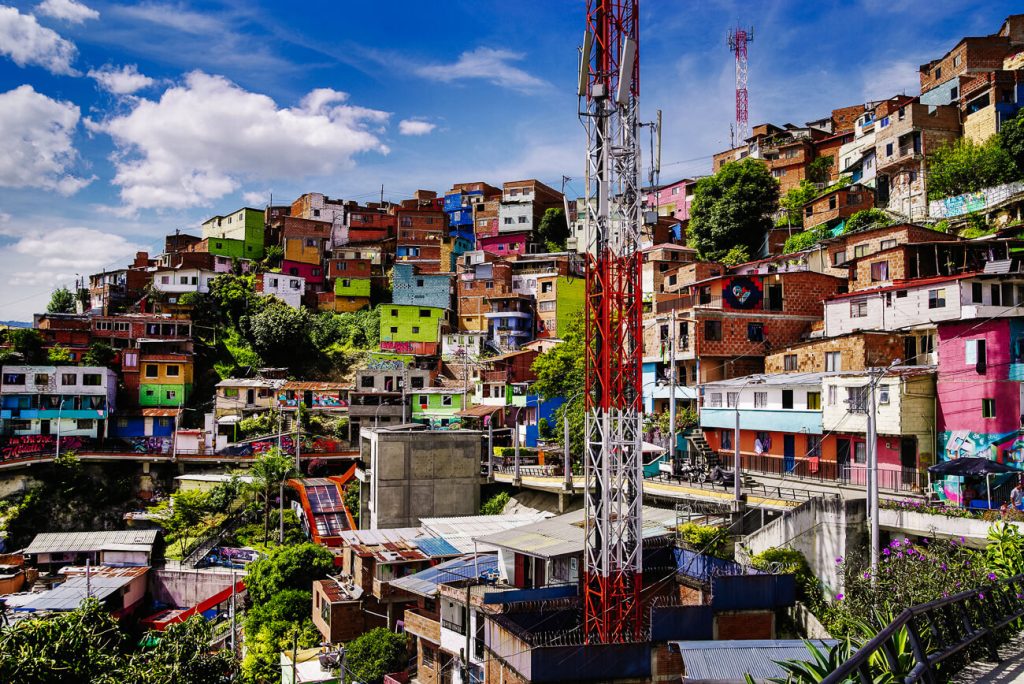 Comuna 13 in Medellín.