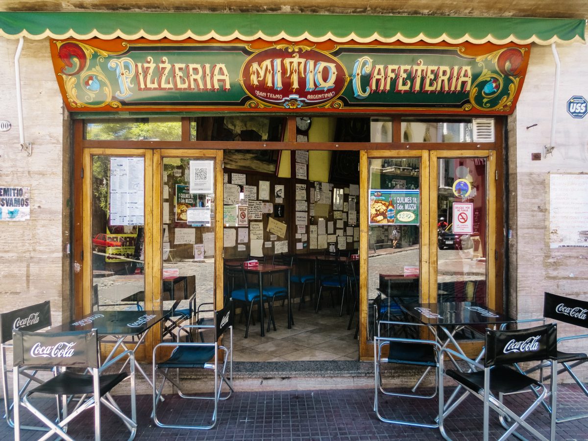 Restaurant in Buenos Aires.