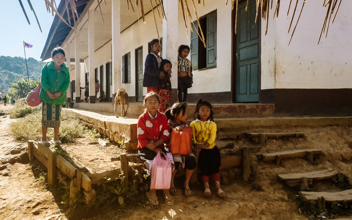 lokale dorpjes Laos