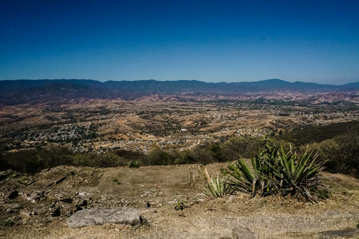 The surroundings of Oaxaca state.