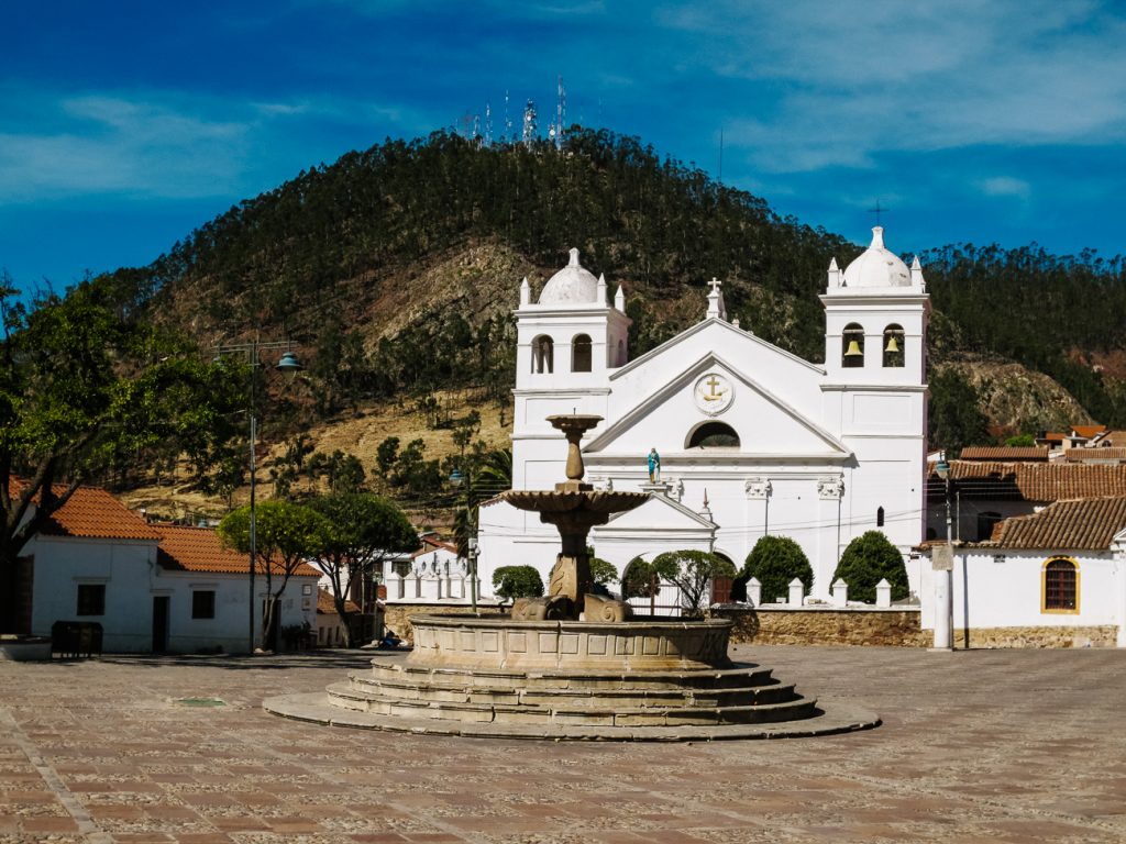 Het koloniale centrum van Sucre Bolivia is sinds 1991 Unesco cultureel erfgoed en telt talloze pleinen, patio’s, mooie huizen, kerken en kloosters