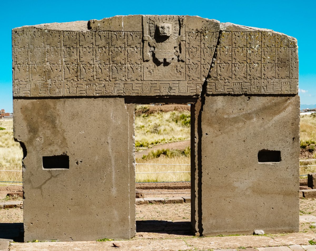 Puerta del Sol - de zonnepoort | Tiwanaku in Bolivia