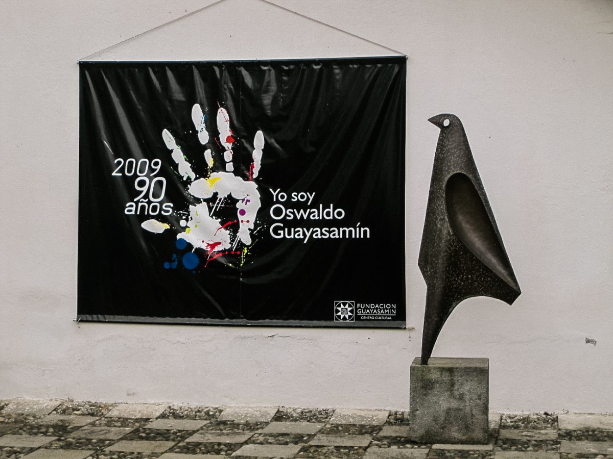 Ecuadorian artist Guayasamín museum in Quito to admire the art of Oswaldo Guayasamín