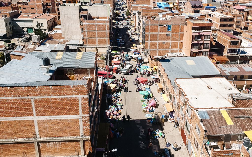 uitzicht op El Alto