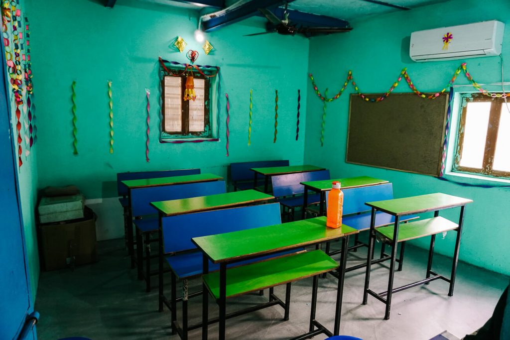 classroom in India