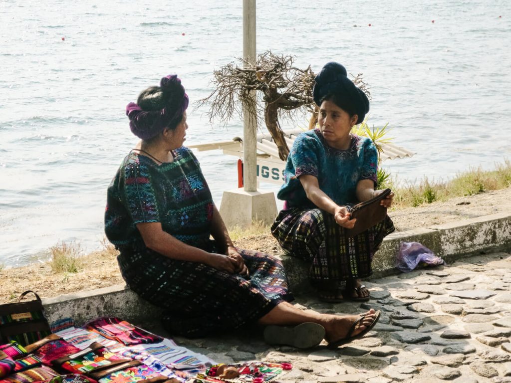 women in Panajachel Lake Atitlan Guatemala