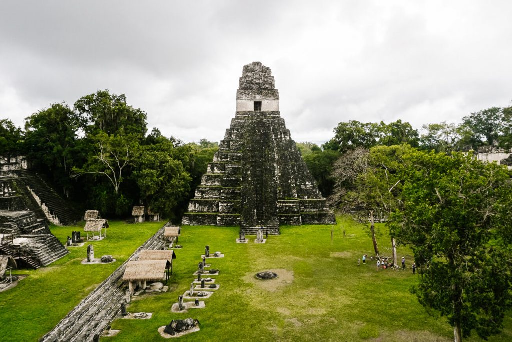 Tikal National Park - plaza central to see during a day trip to tikal
