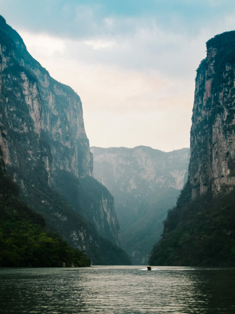 Visit Canyon del Sumidero - one of the deepest canyons in the world, during your trip to Chiapas in Mexico.