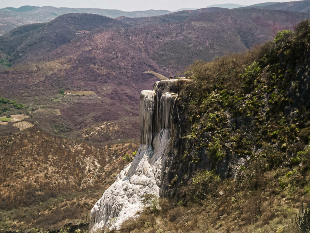 One of the best things to do in Oaxaca in Mexico is to visit Hierve el Agua. 