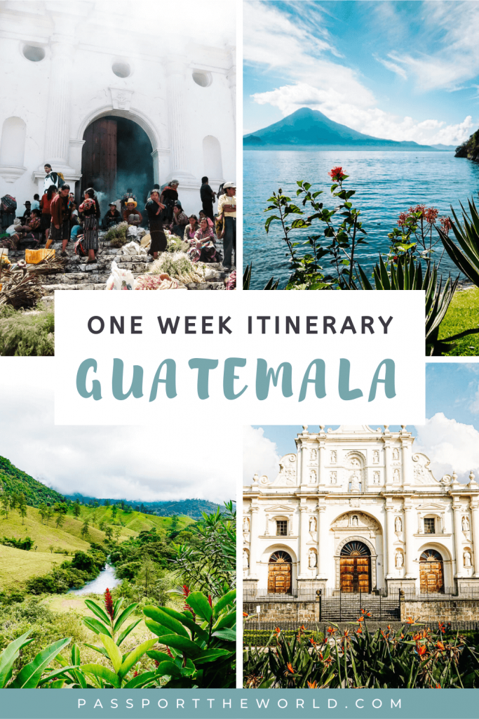 Guatemala itinerary 7 days | This is my guide with destinations, things to do, traveling time, transportation for one week in Guatemala.