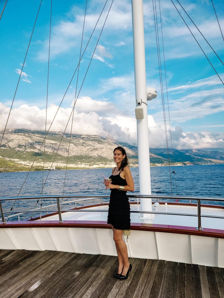 Deborah at Sail Croatia Explorer cruise