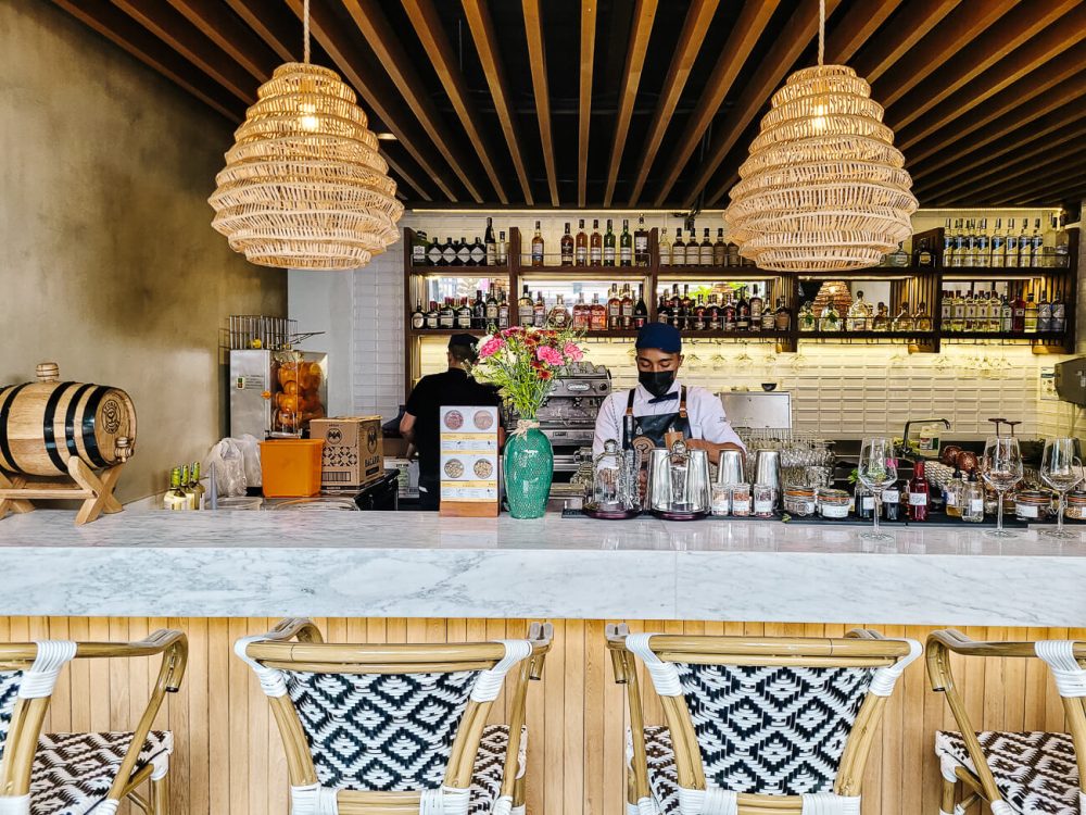 bar in Storia d’Amore restaurant in Bogota