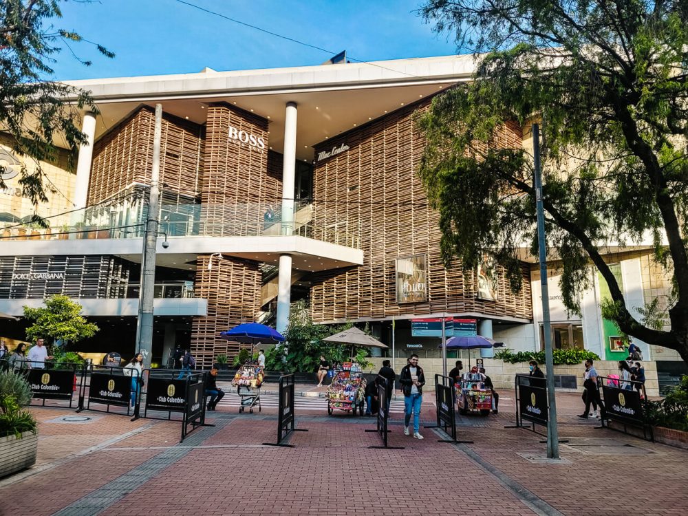 winkelcentra in Zona T in Bogota Colombia