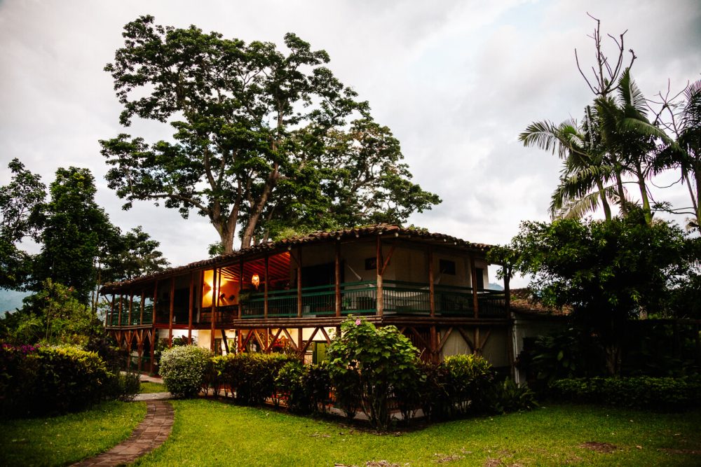 Hacienda Bambusa hotel in Colombia coffee region